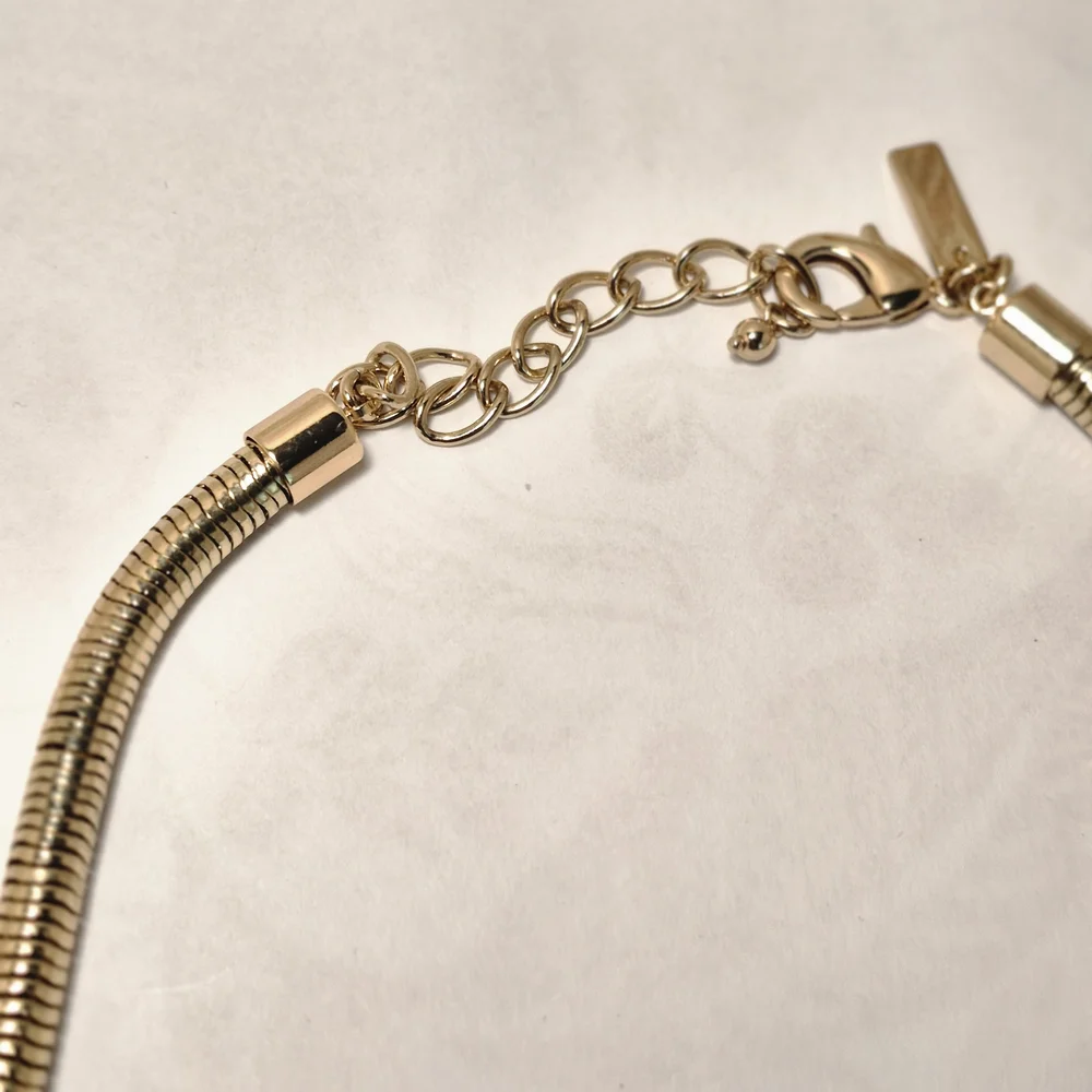 INC International Concepts Gold and Teal Necklace - Picture 4 of 11